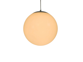 Hala Zeist - XL Globe - model 509 - opaalglas - metaal - 3e kwart 20e eeuw