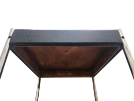 Kusch & Co - design Edlef Bandixen - Bauhaus stijl - kunstleer - chroom - Duitsland - 90's