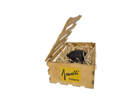 Ravelli - Jaap Ravelli - Valkenburg - Afrikaans hoofdje inclusief origineel kratje - gesigneerd - 1960's
