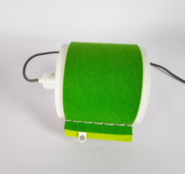 Vintage / muurlamp - magneetlamp - vilt - 3e kwart 20e eeuw