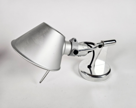 Artemide - Tolomeo  Faretto -  Michelle de Lucchi  & Giancarlo Fassina -  model Micro - tafellamp - zilver  - 90's