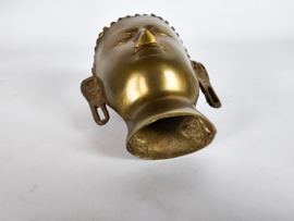 Boeddhabeeld  - brons -  verguld - 3e kwart 20e eeuw