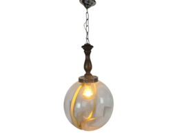 Murano - Toni Zuccheri - XL hanglamp - mondgeblazen - 70's