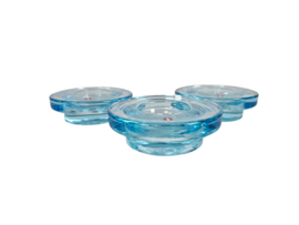 Iittala - Harri Koskinen - model Halo - waxinelichthouders - set (3) - theelicht - Finland - 1999