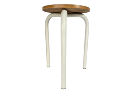 Ikea - Karin Mobring - model 'Jerry' - stool - hout - metaal - 80's