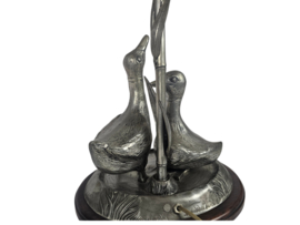 Etain - Tin - XL vloerlamp -  Decoratieve figuurlamp - 3e kwart 20e eeuw