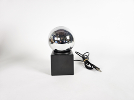 Dutch design - Space Age - Philips design spiegelbol lamp - tafel/bureaulamp - 70's