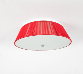 Leucos - model Lilith - PL40 - plafondlamp -  satijndraad - gesatineerd glas - Italie - na 2000