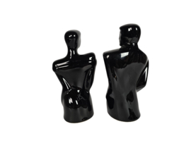 Modernistisch -  Nederlands  - Zwart -  Vrouw  - Man Beeldje - Lindsey B. stijl -  '80