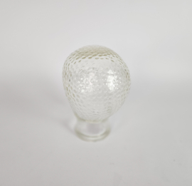 Piero Fornasetti stijl - Mannequin - glazen hoofd - geperst glas - mid century modern