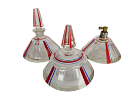 Karl Palda - Art Deco - toilet garnituur - Poederdoos - Parfumfles -  parfumverstuiver - Tsjechië - 1e kwart 20e eeuw