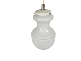 Murano - Italie - kegellamp - opaline - hanglamp -  mid century - 70's