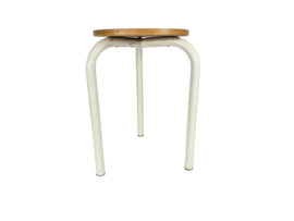 Ikea - Karin Mobring - model 'Jerry' - stool - hout - metaal - 80's