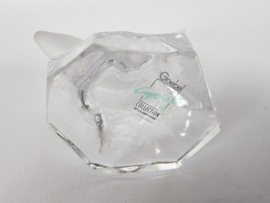 Goebel -  Goebel collection - lead crystal - gesatineerd glas - paperweights (2) -  90's