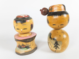 Vintage - Japan - Kokeshi -  aantal 13 - design Umeyoshi Yamgishi - 1950-1970