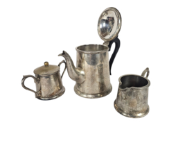 Aarti - Aarti EPSN - verzilverd - thee/koffieset - Engeland - 1950-1975