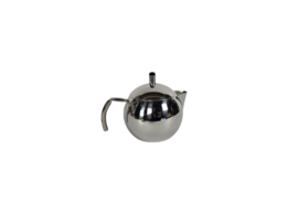 Tracanzan Alfa - 'Pallina' - Inox 18/10 - thee/koffiekannetje - Made in Italy - chroom - 60's