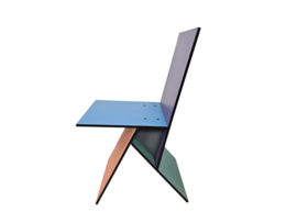 Ikea -  Vilbert chair - design Verner Panton  - Memphis Milano stijl - 1993