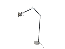 Kare design - vloerlamp - aluminium - metaal - chroom