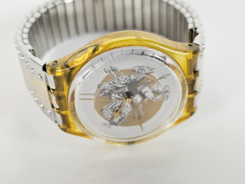 Swatch - Prinz Eisenhertz  - GK 194/5 - Swiss Made - Goud - Zilver - 1995