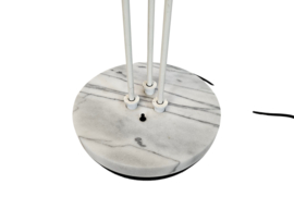 Brendel Leuchten Berlin - Ufo lamp - vloerlamp - halogeen - 2 standen - metaal - marmer - 80's