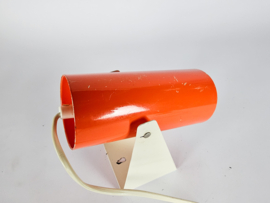 Brilliant Leuchten - Space Age verlichting - oranje - wit - wandspot - 3e kwart 20e eeuw