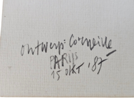 Dutch design | Guillaume Corneille | Lithoprint| handgesigneerd | Cobra groep | Collectorsitem! | 1987 |