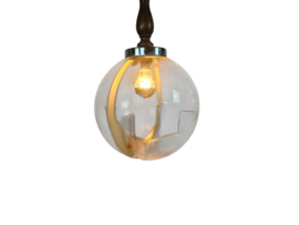 Murano - Toni Zuccheri - XL hanglamp - mondgeblazen - 70's