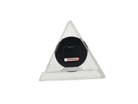 Quartz klokje - ´Triangle´ -  plexiglas - post modern - Memphis stijl - 80's