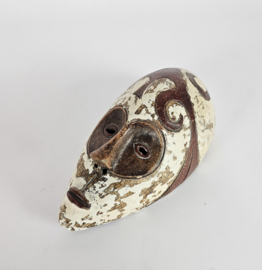Ibo - Igbo - muurmaskers (2) -  hout - Nigeria - 2e kwart 20e eeuw