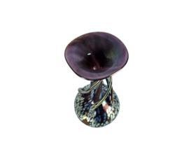 Vaclav Stepanek - Czech Art Glass - vaas - Art Nouveau stijl - 90s