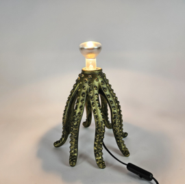 Octopus tafellamp - polyresin - goud kleurig - 2000