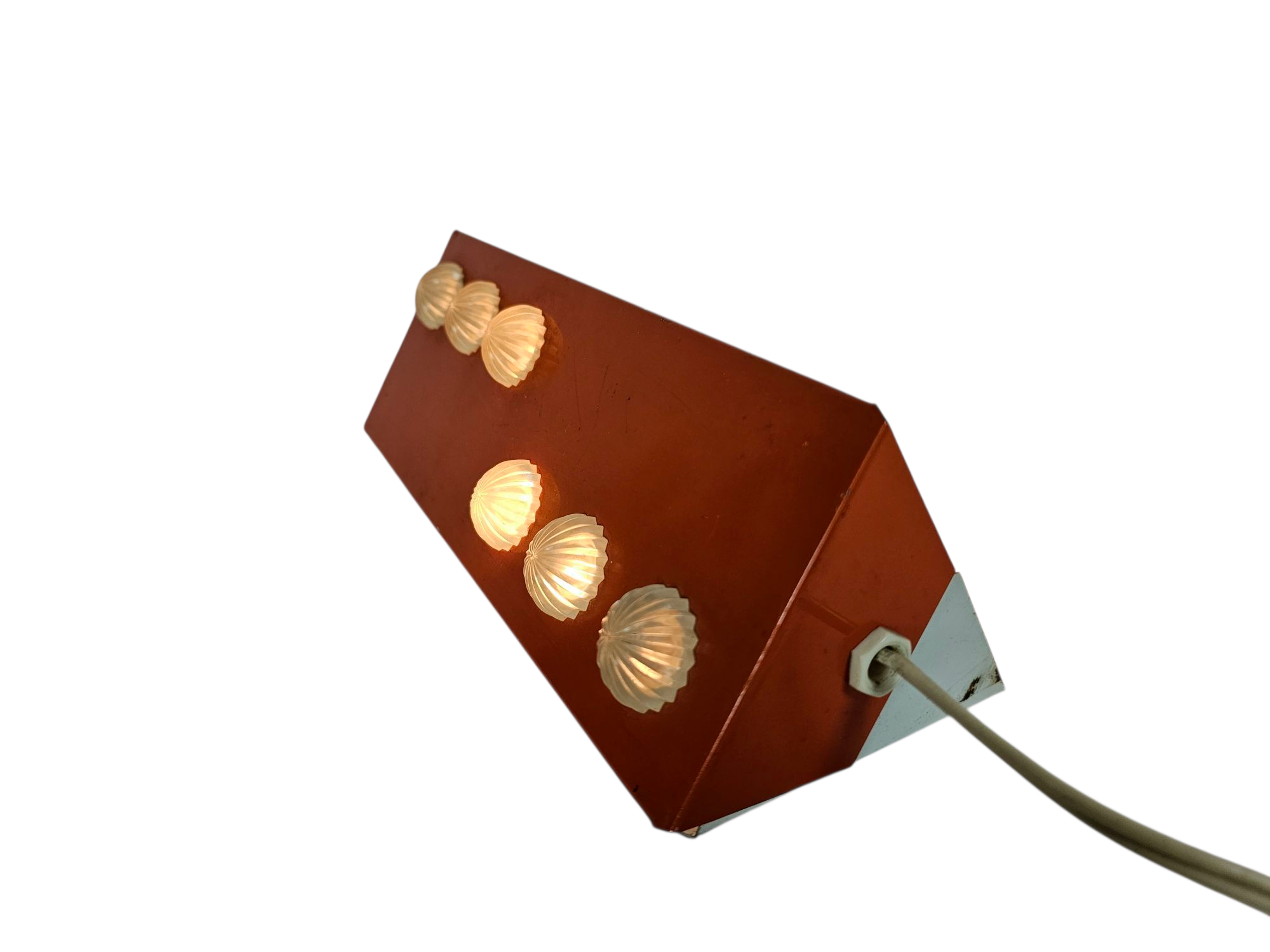 Herda Almelo - vintage bedlamp - rood - sterren - wandverlichting - 70's - retro