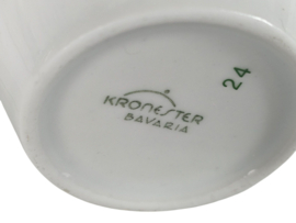 Kronester Bavaria  voor Van Nelle - 7 x kop en schotel - porselein - Post Modern - 80s