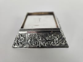 ZILPLA - memoblok houder -  verzilverd -  ZILPLA 90 -  3e kwart 20e eeuw