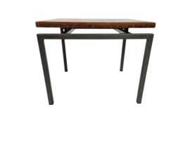 Side table - Cees Braakman stijl - fineer - metaal - Holland - 60s