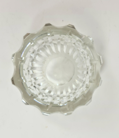 Leerdam glas - Andries Copier - Kristal - Asbak -  geslepen  glas - 1950's