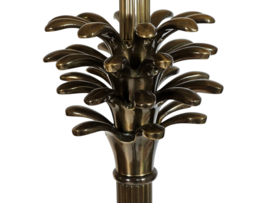 Maison Charles - verguld - 'Pineapple' - Palm vloerlamp - marmeren voet - 1970's