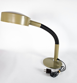 Hala Zeist - model 708 - Bureaulamp - Olijfgroen - Flexibele arm - 1970's
