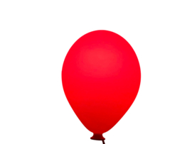 Ikea - design Anna Efverlund - Drömminge  - Ballonlamp - Rood -  90s