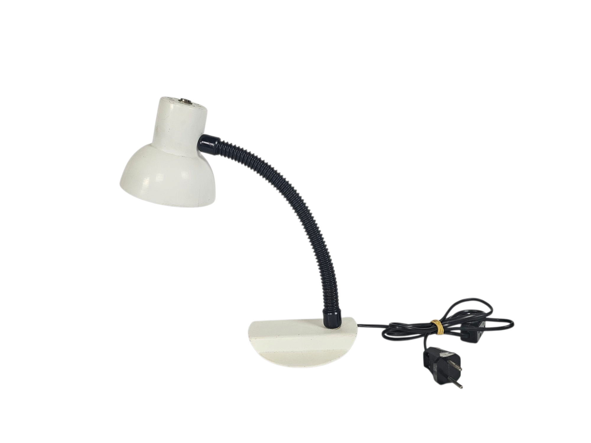 Hala Zeist - bureaulamp - model 703 - flexibele hals - wit - 70's