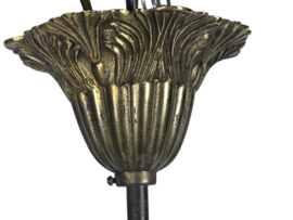 Art Deco - schaallamp - gemarmerd glas - hanglamp - Franrkijk - 30's