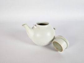 Arabia Finland | ModelGA3 | Witte Theepot | Ulla Procope | Scandinavisch vintagedesign
