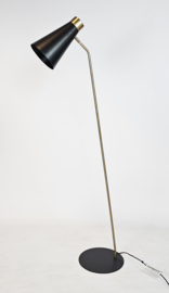 Kare design - model 'Richmond black' - vloerlamp - zwart - goud - 2020