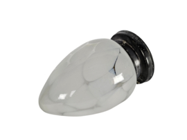 Gispen - plafonniere - gemarmerd glas  - 3e kwart 20e eeuw