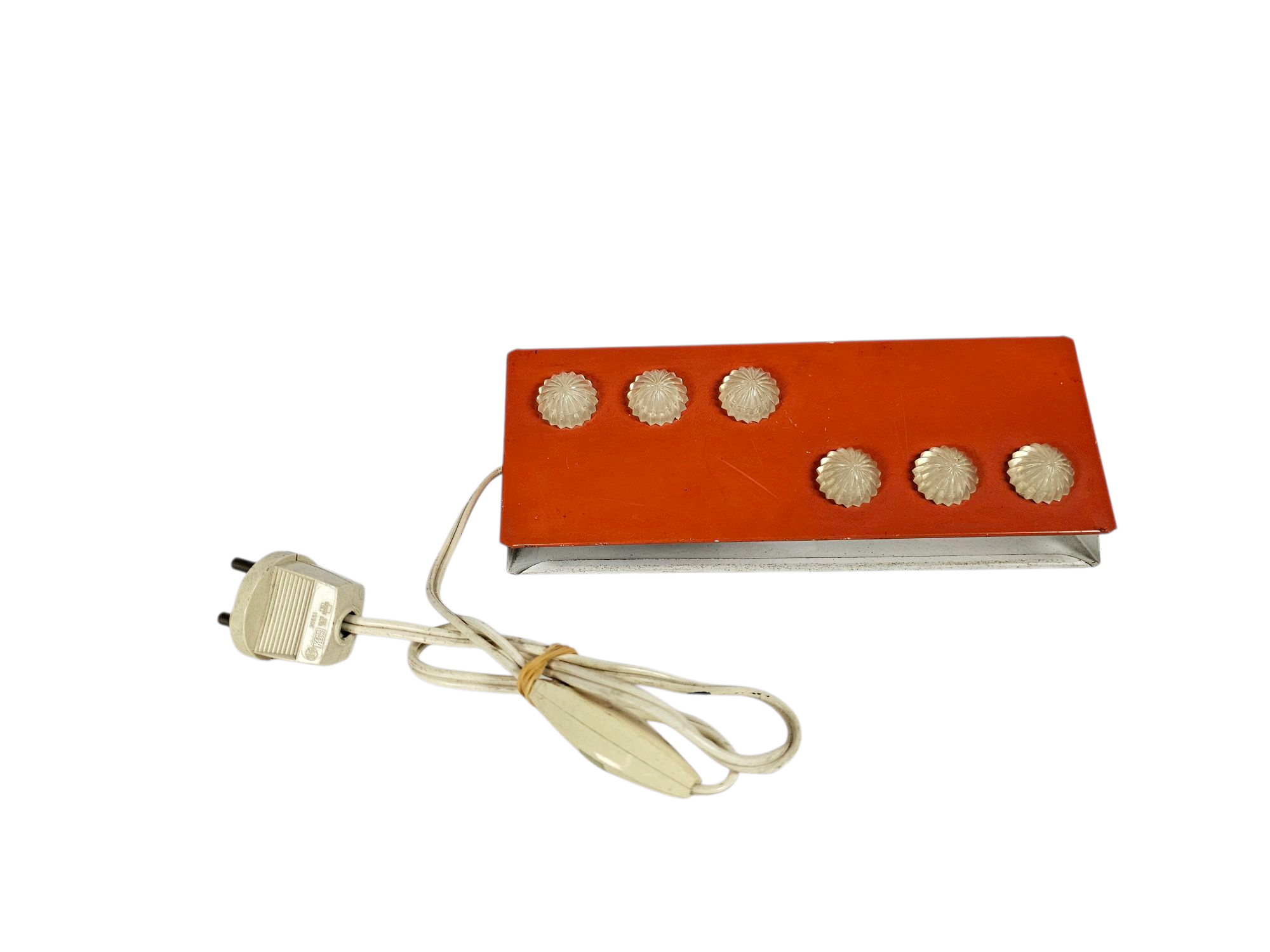 Herda Almelo - vintage bedlamp - rood - sterren - wandverlichting - 70's - retro
