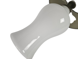Design M - Ingo Maurer - model  ML-2  - opaalglas - tafellamp - 60's