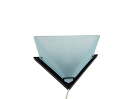 Dijkstra Holland - Fokke Dijkstra - model Zucca 2 - wandlamp - frosted glass - 80's