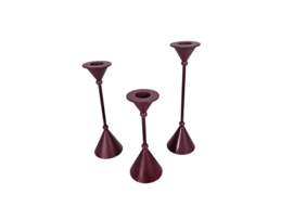 Memphis Milano stijl | kandelaar houders | set van 3 | 80's |