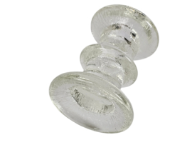 Iittala - Timo Sarpaneva - 'Ice glass' - kandelaar - Finland - 70s